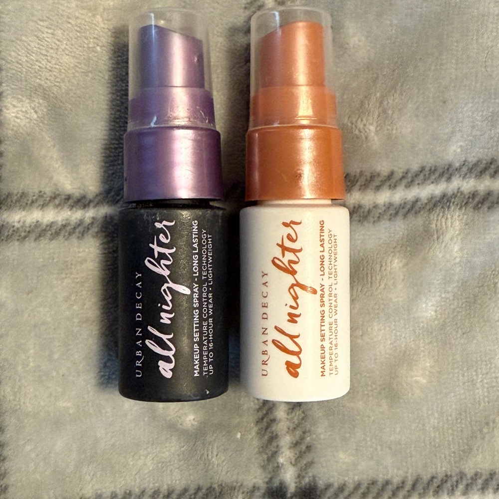 Urban Decay All Nighter Setting Spray Duo - Black and Purple